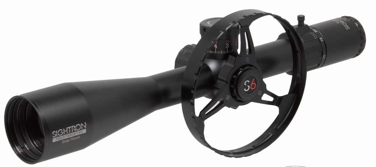 Sightron S6 10 60x56 Snap Foucs With Wheel MOA