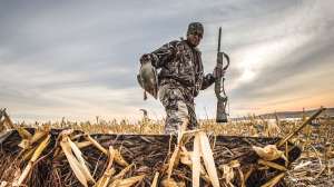 Alps waterfowl hunter