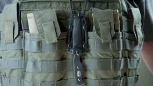 EDC Knives Buck knife on chest holster