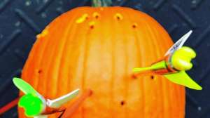 Pumpkin with arrows
