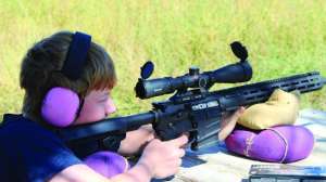 Savage MSR10 Hunter rifle youth shooter photo Jace Bauserman