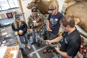 Web staff meeting archery shop